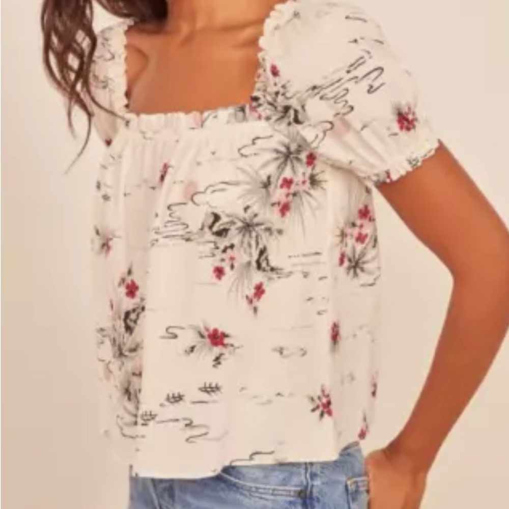 Reformation floral top